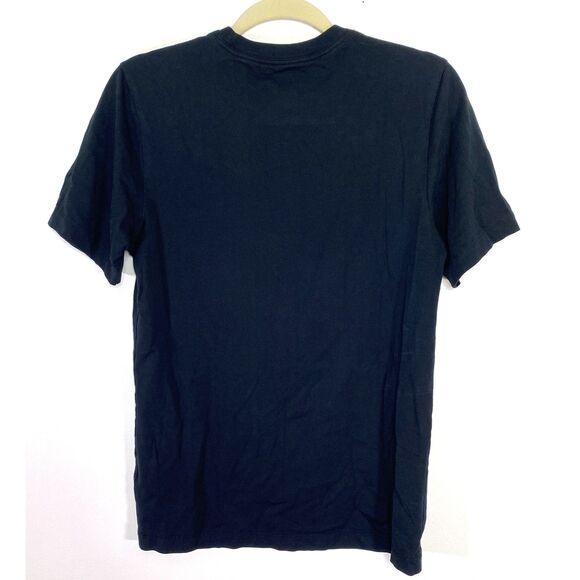 Nike Stacked Boxes Logo Black Short Sleeve Casual Streetwear Holiday T Shirt S - Picture 2 of 9